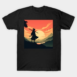 Samurai Silhouette #3 T-Shirt